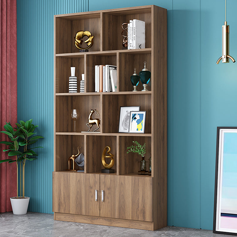 Closed Back Bookshelf Scandinavian Style Bookcase for Home Office and Study Room Clearhalo 'Bookcases' 'furn' 'furn_bookcases' 'Furniture' 'furniture_bookcases' 'kitchen' 'kitchen_bookcases' 'Living Room Furniture' 'Office Furniture' 4719714