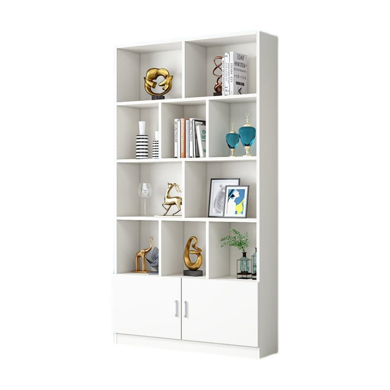 Closed Back Bookshelf Scandinavian Style Bookcase for Home Office and Study Room Clearhalo 'Bookcases' 'furn' 'furn_bookcases' 'Furniture' 'furniture_bookcases' 'kitchen' 'kitchen_bookcases' 'Living Room Furniture' 'Office Furniture' 4719718