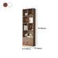 Closed Back Bookshelf Scandinavian Style Bookcase for Home Office and Study Room Clearhalo 'Bookcases' 'furn' 'furn_bookcases' 'Furniture' 'furniture_bookcases' 'kitchen' 'kitchen_bookcases' 'Living Room Furniture' 'Office Furniture' 4719724