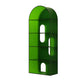 Open Back Bookshelf Acrylic Scandinavian Style Bookcase for Home Office Study Room 23.6"L x 11"W x 59.1"H Green Clearhalo 'Bookcases' 'furn' 'furn_bookcases' 'Furniture' 'furniture_bookcases' 'kitchen' 'kitchen_bookcases' 'Living Room Furniture' 'Office Furniture' 4719747