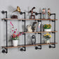 Industrial Wall Mounted Bookshelf with Black Iron Frame Pine Wood Shelf Clearhalo 'Bookcases' 'furn' 'furn_bookcases' 'Furniture' 'furniture_bookcases' 'kitchen' 'kitchen_bookcases' 'Living Room Furniture' 'Office Furniture' 4719795