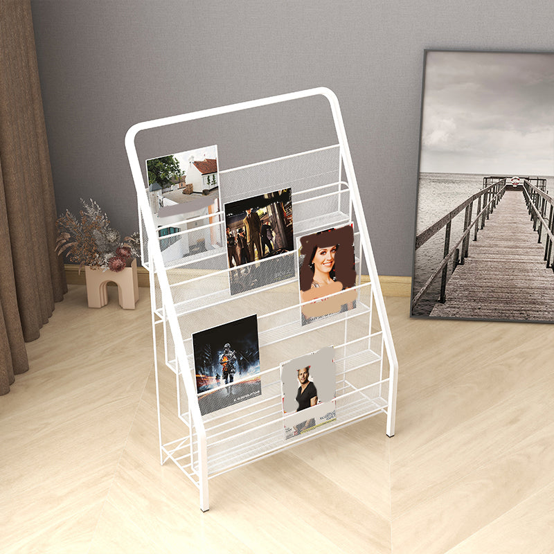 Industrial Iron Ladder Bookshelf Closed Back Vertical Bookshelf for Home Clearhalo 'Bookcases' 'furn' 'furn_bookcases' 'Furniture' 'furniture_bookcases' 'kitchen' 'kitchen_bookcases' 'Living Room Furniture' 'Office Furniture' 4726184