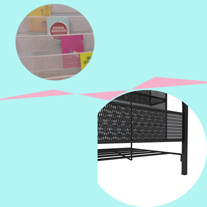 Iron Scandinavian Ladder Bookshelf Vertical Closed Back Bookshelf for Home Clearhalo 'Bookcases' 'furn' 'furn_bookcases' 'Furniture' 'furniture_bookcases' 'kitchen' 'kitchen_bookcases' 'Living Room Furniture' 'Office Furniture' 4726220