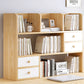 Modern Style Bookcase Open Back Horizontal Shelf Bookcase for Home Office Clearhalo 'Bookcases' 'Furniture' 'furniture_bookcases' 'kitchen' 'kitchen_bookcases' 'Living Room Furniture' 'Office Furniture' 4726243