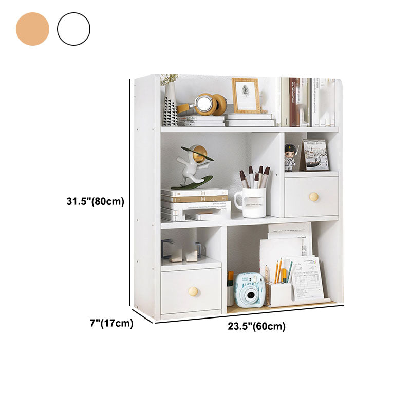 Modern Style Bookcase Open Back Horizontal Shelf Bookcase for Home Office Clearhalo 'Bookcases' 'Furniture' 'furniture_bookcases' 'kitchen' 'kitchen_bookcases' 'Living Room Furniture' 'Office Furniture' 4726258