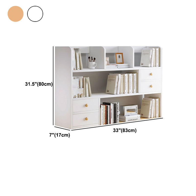 Modern Style Bookcase Open Back Horizontal Shelf Bookcase for Home Office Clearhalo 'Bookcases' 'Furniture' 'furniture_bookcases' 'kitchen' 'kitchen_bookcases' 'Living Room Furniture' 'Office Furniture' 4726259