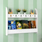 2-Shelf Floating Bookcase Contemporary Style Wood Wall Mounted Book Shelf 31.5"L x 4.3"W x 24.4"H White Clearhalo 'Bookcases' 'furn' 'furn_bookcases' 'Furniture' 'furniture_bookcases' 'kitchen' 'kitchen_bookcases' 'Living Room Furniture' 'Office Furniture' 4726937