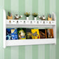 2-Shelf Floating Bookcase Contemporary Style Wood Wall Mounted Book Shelf 39.4"L x 4.3"W x 24.4"H White Clearhalo 'Bookcases' 'furn' 'furn_bookcases' 'Furniture' 'furniture_bookcases' 'kitchen' 'kitchen_bookcases' 'Living Room Furniture' 'Office Furniture' 4726938