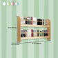 2-Shelf Floating Bookcase Contemporary Style Wood Wall Mounted Book Shelf Clearhalo 'Bookcases' 'furn' 'furn_bookcases' 'Furniture' 'furniture_bookcases' 'kitchen' 'kitchen_bookcases' 'Living Room Furniture' 'Office Furniture' 4726946