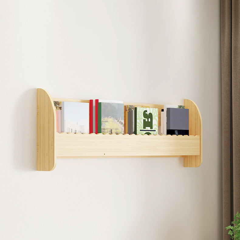 Contemporary Style Bookshelf Solid Wood Wall Mounted Bookcase for Home Office Clearhalo 'Bookcases' 'furn' 'furn_bookcases' 'Furniture' 'furniture_bookcases' 'kitchen' 'kitchen_bookcases' 'Living Room Furniture' 'Office Furniture' 4726949