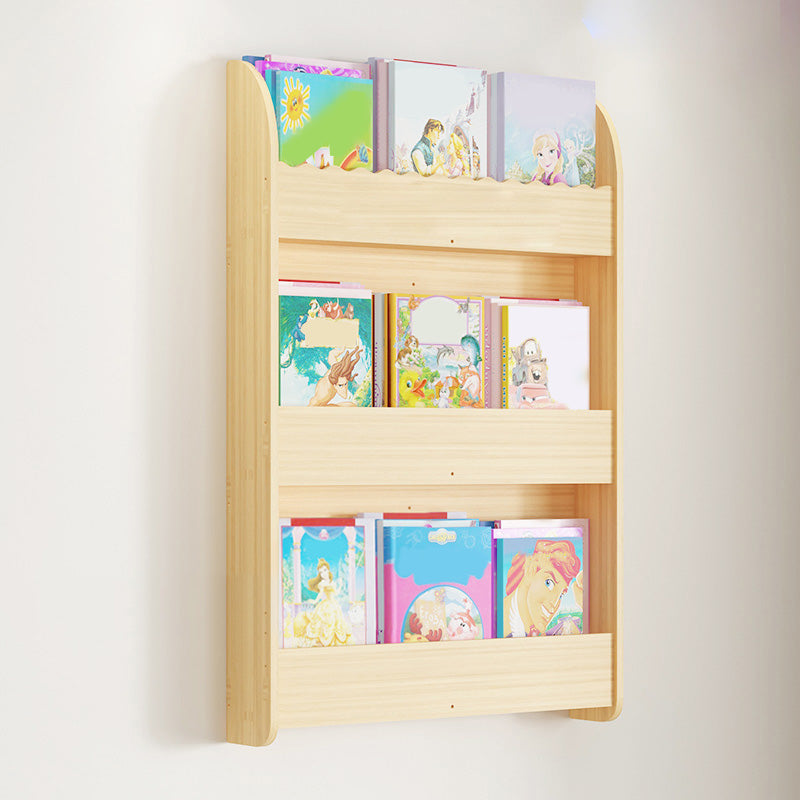 Contemporary Style Bookshelf Solid Wood Wall Mounted Bookcase for Home Office 23.6"L x 4.3"W x 36.2"H Clearhalo 'Bookcases' 'furn' 'furn_bookcases' 'Furniture' 'furniture_bookcases' 'kitchen' 'kitchen_bookcases' 'Living Room Furniture' 'Office Furniture' 4726951