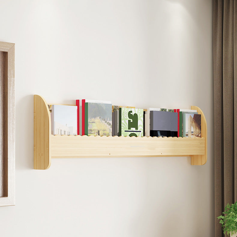 Contemporary Style Bookshelf Solid Wood Wall Mounted Bookcase for Home Office Clearhalo 'Bookcases' 'furn' 'furn_bookcases' 'Furniture' 'furniture_bookcases' 'kitchen' 'kitchen_bookcases' 'Living Room Furniture' 'Office Furniture' 4726952