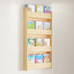 Contemporary Style Bookshelf Solid Wood Wall Mounted Bookcase for Home Office 23.6"L x 4.3"W x 46.5"H Clearhalo 'Bookcases' 'furn' 'furn_bookcases' 'Furniture' 'furniture_bookcases' 'kitchen' 'kitchen_bookcases' 'Living Room Furniture' 'Office Furniture' 4726954