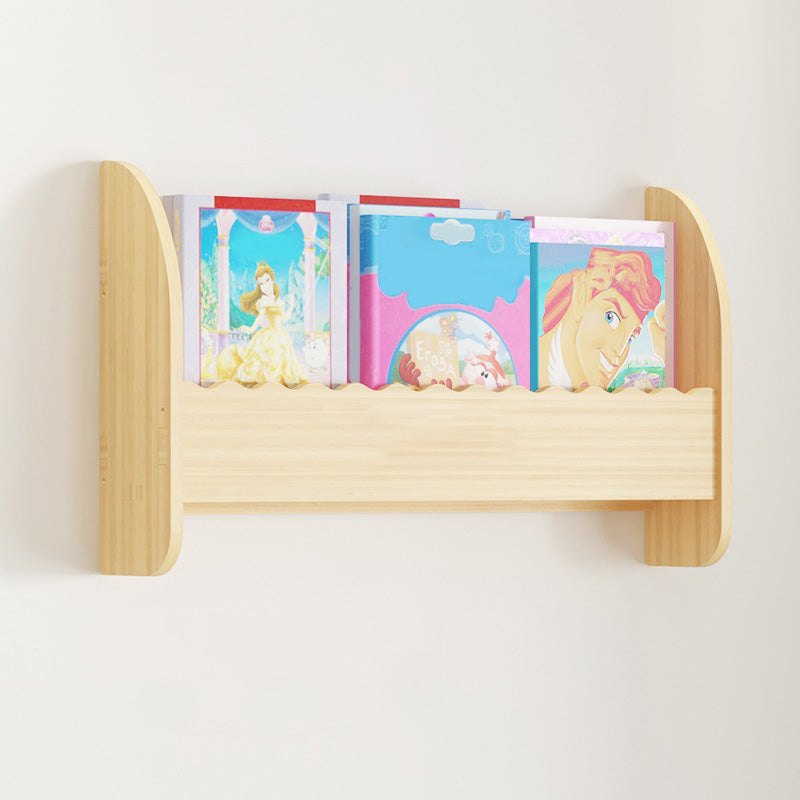 Contemporary Style Bookshelf Solid Wood Wall Mounted Bookcase for Home Office Clearhalo 'Bookcases' 'furn' 'furn_bookcases' 'Furniture' 'furniture_bookcases' 'kitchen' 'kitchen_bookcases' 'Living Room Furniture' 'Office Furniture' 4726956