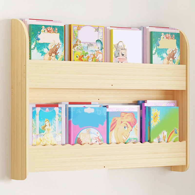 Contemporary Style Bookshelf Solid Wood Wall Mounted Bookcase for Home Office 31.5"L x 4.3"W x 24"H Clearhalo 'Bookcases' 'furn' 'furn_bookcases' 'Furniture' 'furniture_bookcases' 'kitchen' 'kitchen_bookcases' 'Living Room Furniture' 'Office Furniture' 4726957