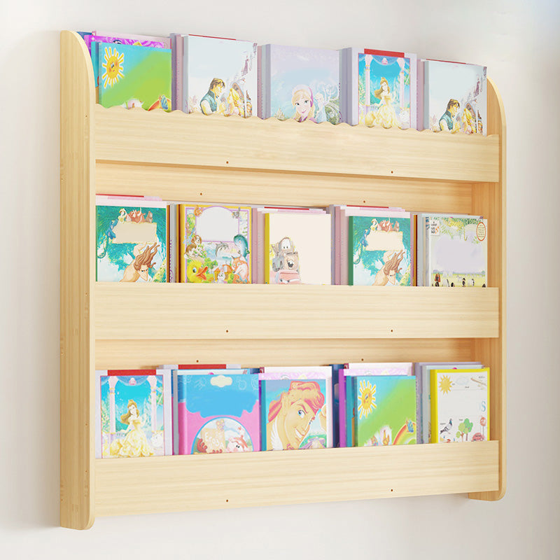 Contemporary Style Bookshelf Solid Wood Wall Mounted Bookcase for Home Office 39.4"L x 4.3"W x 36.2"H Clearhalo 'Bookcases' 'furn' 'furn_bookcases' 'Furniture' 'furniture_bookcases' 'kitchen' 'kitchen_bookcases' 'Living Room Furniture' 'Office Furniture' 4726968