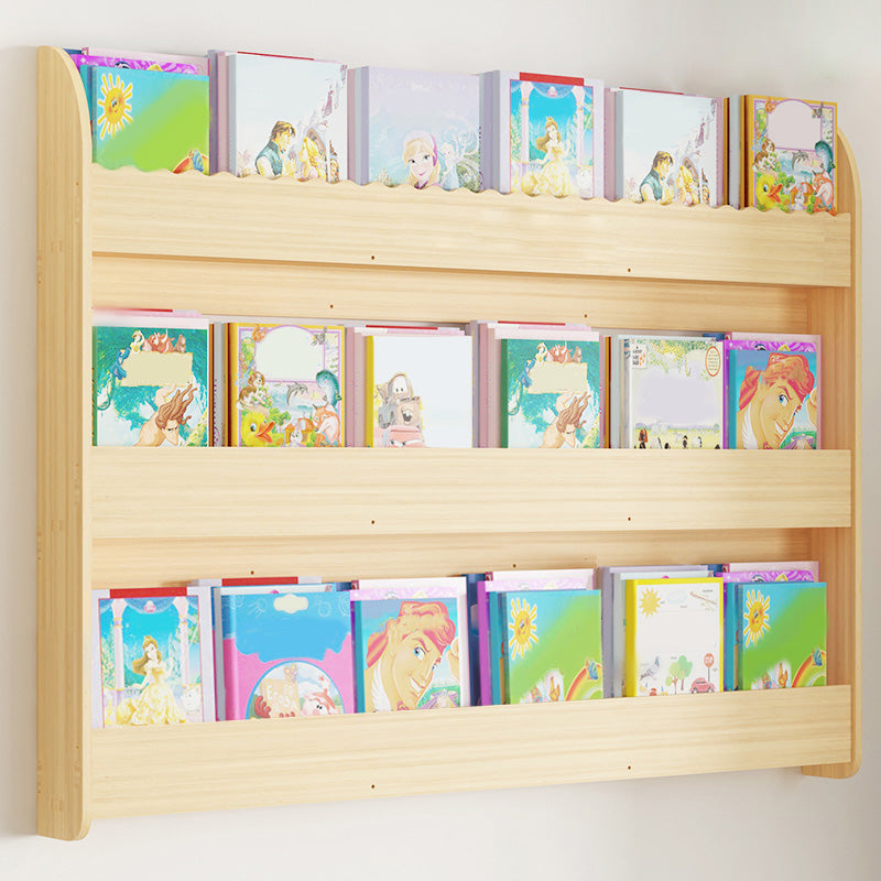 Contemporary Style Bookshelf Solid Wood Wall Mounted Bookcase for Home Office 47.2"L x 4.3"W x 36.2"H Clearhalo 'Bookcases' 'furn' 'furn_bookcases' 'Furniture' 'furniture_bookcases' 'kitchen' 'kitchen_bookcases' 'Living Room Furniture' 'Office Furniture' 4726972