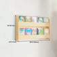 Contemporary Style Bookshelf Solid Wood Wall Mounted Bookcase for Home Office Clearhalo 'Bookcases' 'furn' 'furn_bookcases' 'Furniture' 'furniture_bookcases' 'kitchen' 'kitchen_bookcases' 'Living Room Furniture' 'Office Furniture' 4726982