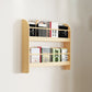 Wood Floating Bookcase Contemporary Style Wall Mounted Book Shelf 31.5"L x 4.7"W x 24"H Clearhalo 'Bookcases' 'furn' 'furn_bookcases' 'Furniture' 'furniture_bookcases' 'kitchen' 'kitchen_bookcases' 'Living Room Furniture' 'Office Furniture' 4726998
