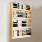 Wood Floating Bookcase Contemporary Style Wall Mounted Book Shelf 39.4"L x 4.7"W x 46.5"H Clearhalo 'Bookcases' 'furn' 'furn_bookcases' 'Furniture' 'furniture_bookcases' 'kitchen' 'kitchen_bookcases' 'Living Room Furniture' 'Office Furniture' 4726999