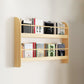 Wood Floating Bookcase Contemporary Style Wall Mounted Book Shelf 39.4"L x 4.7"W x 24"H Clearhalo 'Bookcases' 'furn' 'furn_bookcases' 'Furniture' 'furniture_bookcases' 'kitchen' 'kitchen_bookcases' 'Living Room Furniture' 'Office Furniture' 4727003