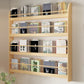 Wood Floating Bookcase Contemporary Style Wall Mounted Book Shelf 47.2"L x 4.7"W x 46.5"H Clearhalo 'Bookcases' 'furn' 'furn_bookcases' 'Furniture' 'furniture_bookcases' 'kitchen' 'kitchen_bookcases' 'Living Room Furniture' 'Office Furniture' 4727005