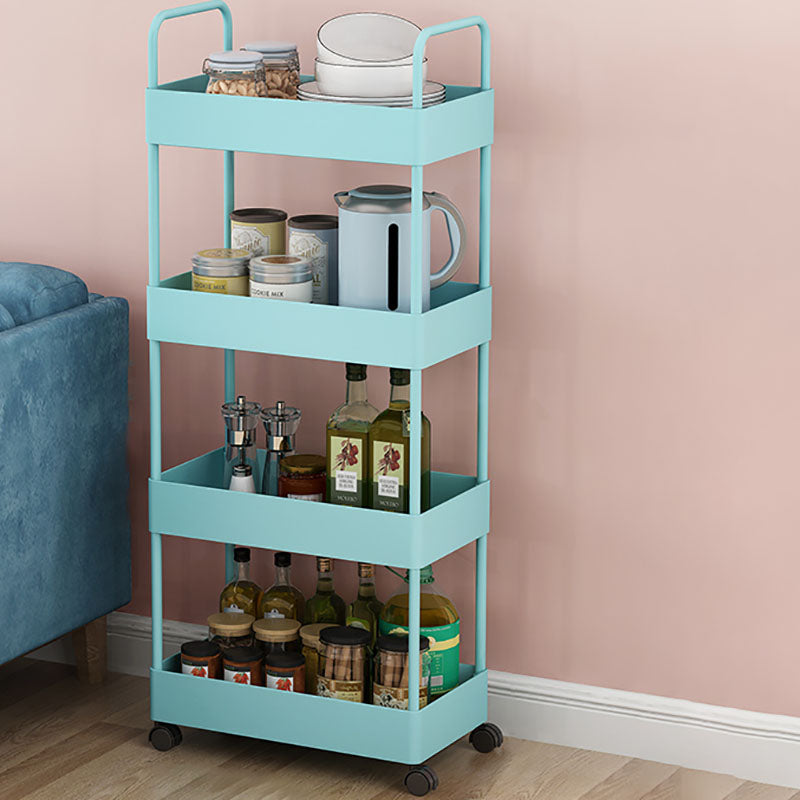 Contemporary Style Bookshelf with Casters Wheel Book Shelf for Home Office Study Room Clearhalo 'Bookcases' 'furn' 'furn_bookcases' 'Furniture' 'furniture_bookcases' 'kitchen' 'kitchen_bookcases' 'Living Room Furniture' 'Office Furniture' 4727039