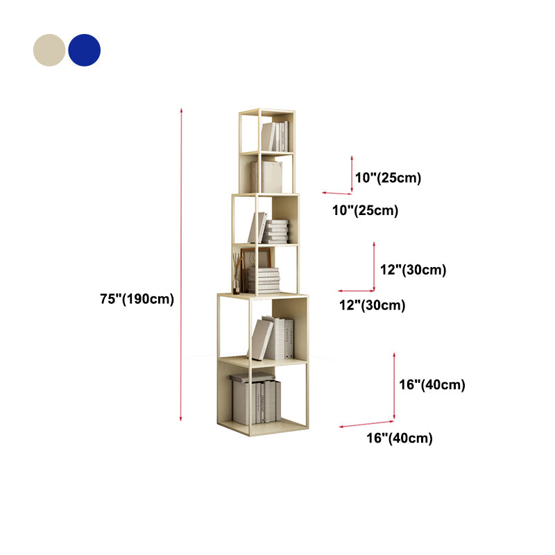 Contemporary Style Bookshelf Open Shelf Bookcase for Home Office Study Room Clearhalo 'Bookcases' 'furn' 'furn_bookcases' 'Furniture' 'furniture_bookcases' 'kitchen' 'kitchen_bookcases' 'Living Room Furniture' 'Office Furniture' 4727075