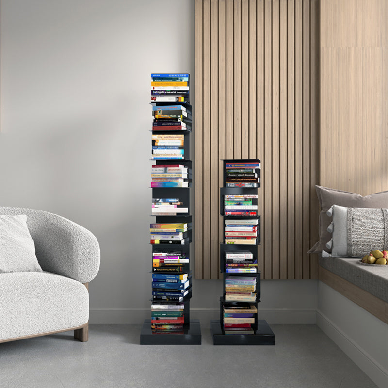 Closed Back Bookshelf Contemporary Style Vertical Bookcase for Home Office Clearhalo 'Bookcases' 'furn' 'furn_bookcases' 'Furniture' 'furniture_bookcases' 'kitchen' 'kitchen_bookcases' 'Living Room Furniture' 'Office Furniture' 4727081