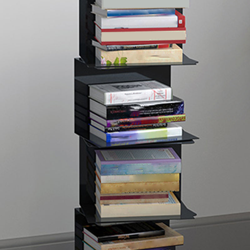 Closed Back Bookshelf Contemporary Style Vertical Bookcase for Home Office Clearhalo 'Bookcases' 'furn' 'furn_bookcases' 'Furniture' 'furniture_bookcases' 'kitchen' 'kitchen_bookcases' 'Living Room Furniture' 'Office Furniture' 4727082