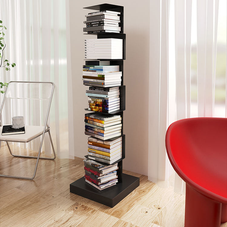 Closed Back Bookshelf Contemporary Style Vertical Bookcase for Home Office Clearhalo 'Bookcases' 'furn' 'furn_bookcases' 'Furniture' 'furniture_bookcases' 'kitchen' 'kitchen_bookcases' 'Living Room Furniture' 'Office Furniture' 4727083