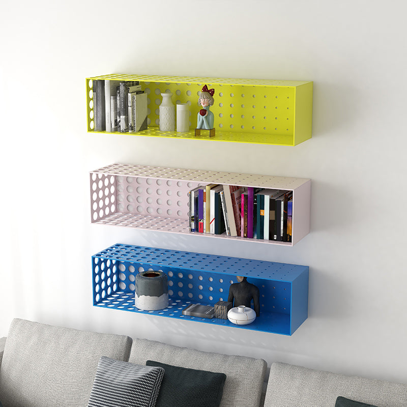 9.8" Tall Bookcase Contemporary Style Wall Mounted Closed Back Bookshelf Clearhalo 'Bookcases' 'furn' 'furn_bookcases' 'Furniture' 'furniture_bookcases' 'kitchen' 'kitchen_bookcases' 'Living Room Furniture' 'Office Furniture' 4727086