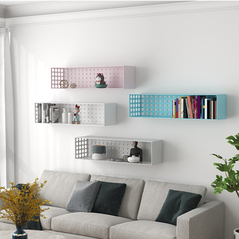 9.8" Tall Bookcase Contemporary Style Wall Mounted Closed Back Bookshelf Clearhalo 'Bookcases' 'furn' 'furn_bookcases' 'Furniture' 'furniture_bookcases' 'kitchen' 'kitchen_bookcases' 'Living Room Furniture' 'Office Furniture' 4727087