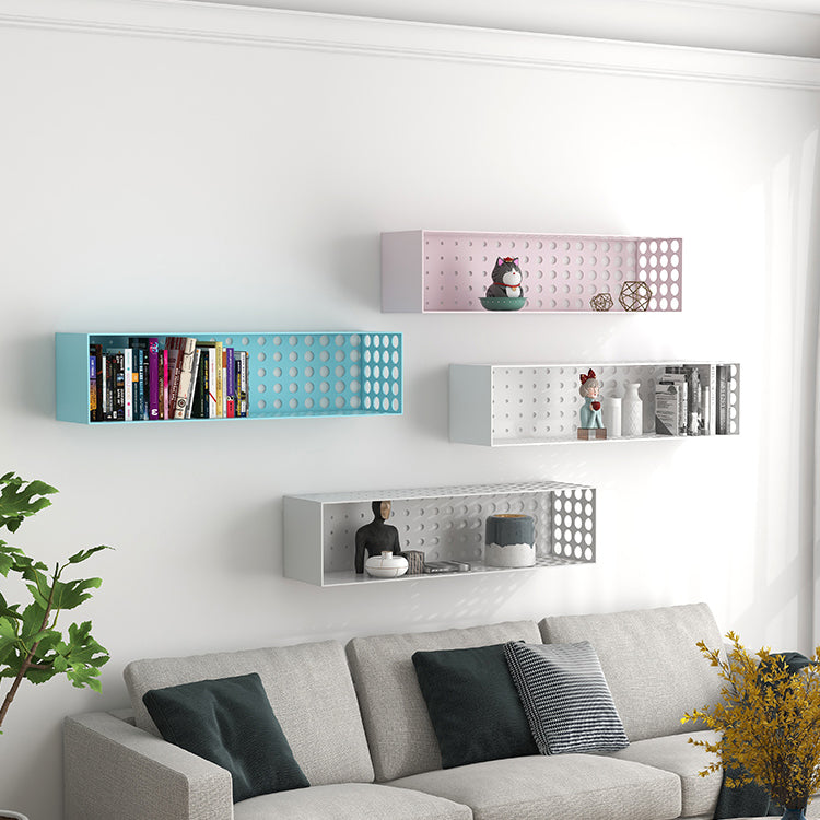9.8" Tall Bookcase Contemporary Style Wall Mounted Closed Back Bookshelf Clearhalo 'Bookcases' 'furn' 'furn_bookcases' 'Furniture' 'furniture_bookcases' 'kitchen' 'kitchen_bookcases' 'Living Room Furniture' 'Office Furniture' 4727091