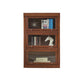 Solid Wood Standard Bookcase Contemporary Vertical Bookcase with Glass Doors 31.5"L x 12.8"W x 47.6"H Clearhalo 'Bookcases' 'furn' 'furn_bookcases' 'Furniture' 'furniture_bookcases' 'kitchen' 'kitchen_bookcases' 'Living Room Furniture' 'Office Furniture' 4727101