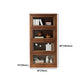 Solid Wood Standard Bookcase Contemporary Vertical Bookcase with Glass Doors Clearhalo 'Bookcases' 'furn' 'furn_bookcases' 'Furniture' 'furniture_bookcases' 'kitchen' 'kitchen_bookcases' 'Living Room Furniture' 'Office Furniture' 4727105
