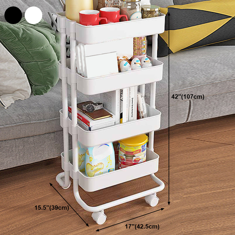 Contemporary Style Bookshelf with Caster Wheel Book Shelf for Home Office Clearhalo 'Bookcases' 'furn' 'furn_bookcases' 'Furniture' 'furniture_bookcases' 'kitchen' 'kitchen_bookcases' 'Living Room Furniture' 'Office Furniture' 4727156