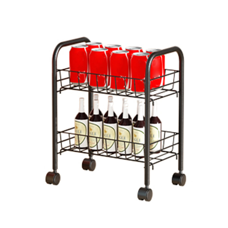 11"W Bookshelf Contemporary Style Bookcase with Casters for Home and Study Room 15"L x 11"W x 18.1"H Black Clearhalo 'Bookcases' 'furn' 'furn_bookcases' 'Furniture' 'furniture_bookcases' 'kitchen' 'kitchen_bookcases' 'Living Room Furniture' 'Office Furniture' 4727170