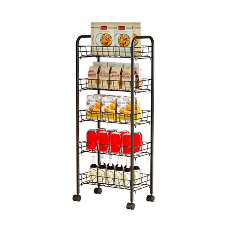 11"W Bookshelf Contemporary Style Bookcase with Casters for Home and Study Room 15"L x 11"W x 39.4"H Black Clearhalo 'Bookcases' 'furn' 'furn_bookcases' 'Furniture' 'furniture_bookcases' 'kitchen' 'kitchen_bookcases' 'Living Room Furniture' 'Office Furniture' 4727173