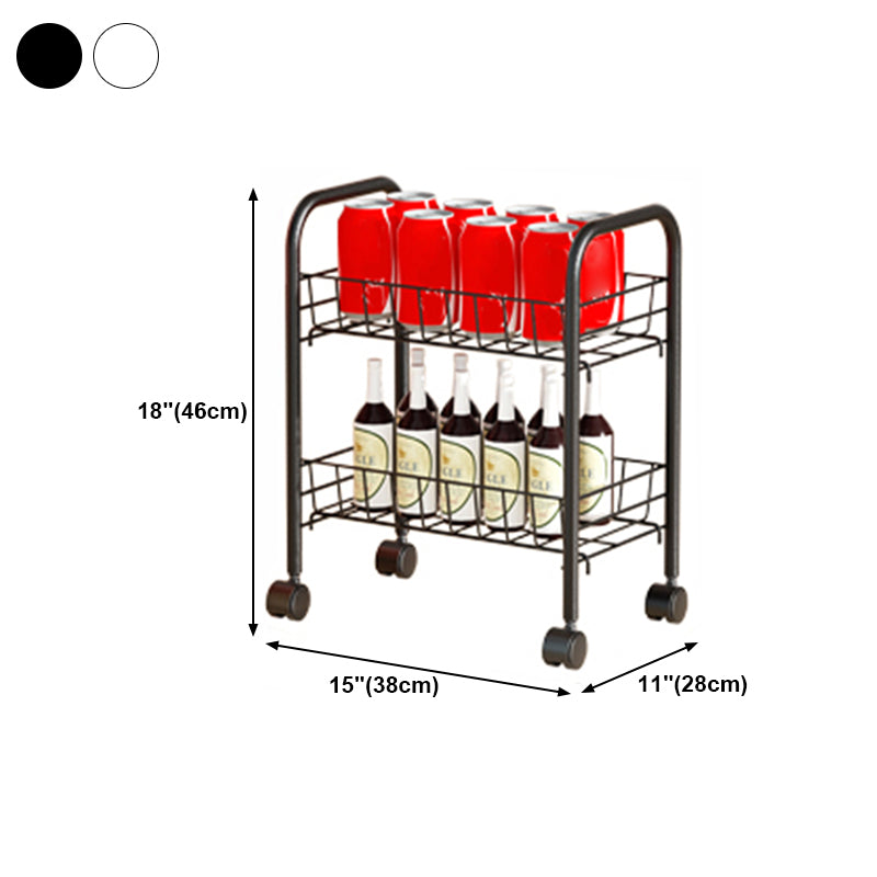 11"W Bookshelf Contemporary Style Bookcase with Casters for Home and Study Room Clearhalo 'Bookcases' 'furn' 'furn_bookcases' 'Furniture' 'furniture_bookcases' 'kitchen' 'kitchen_bookcases' 'Living Room Furniture' 'Office Furniture' 4727180