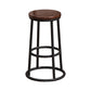 Modern Style Iron Bar Stool With Footrest Game Hall Bar Stool 30-inches Clearhalo 'Bar Furniture' 'Bar Stools' 'bar_stools' 'furn' 'furn_bar_stools' 'Furniture' 'furniture_bar_stools' 'Kitchen & Dining Furniture' 4729752