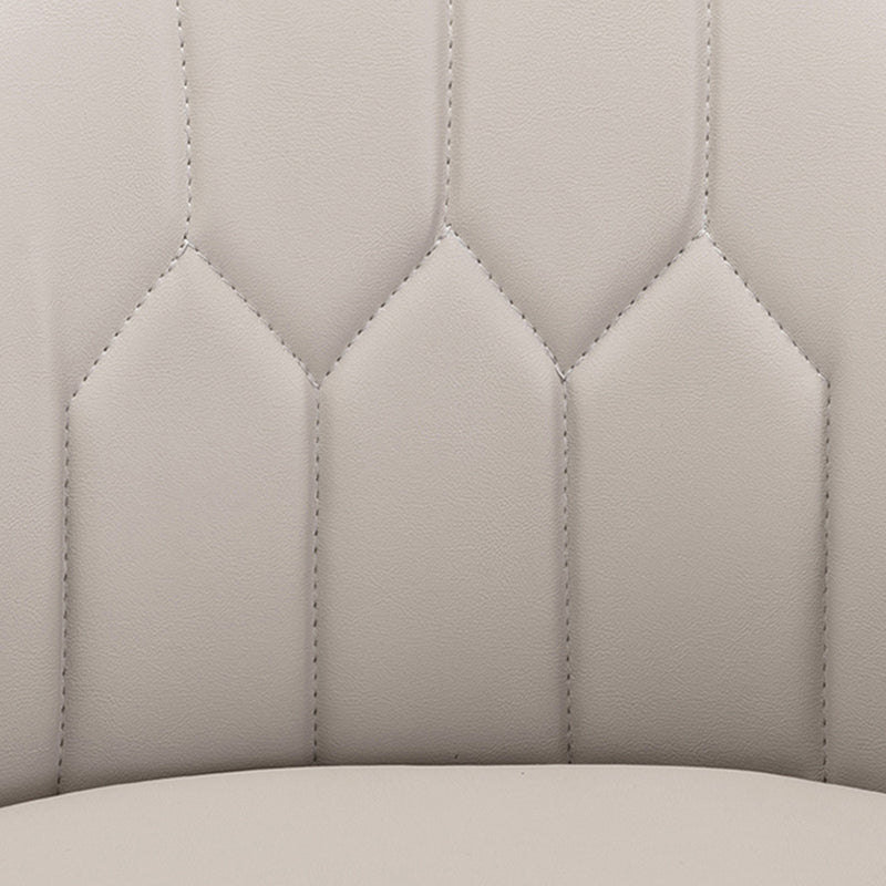 Modern Armless Backrest Counter Stool Iron Bedroom Bar Stool with Cushion and Pedal Clearhalo 'Bar Furniture' 'Bar Stools' 'bar_stools' 'furn' 'furn_bar_stools' 'Furniture' 'furniture_bar_stools' 'Kitchen & Dining Furniture' 4729931