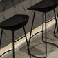 Modern Armless Backrest Counter Stool Iron Bar Stool with Plastic Seat and Pedal Clearhalo 'Bar Furniture' 'Bar Stools' 'bar_stools' 'furn' 'furn_bar_stools' 'Furniture' 'furniture_bar_stools' 'Kitchen & Dining Furniture' 4730010