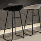 Modern Armless Backrest Counter Stool Iron Bar Stool with Plastic Seat and Pedal Clearhalo 'Bar Furniture' 'Bar Stools' 'bar_stools' 'furn' 'furn_bar_stools' 'Furniture' 'furniture_bar_stools' 'Kitchen & Dining Furniture' 4730011
