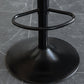 Contemporary Leather Swivel Barstool Indoor Bar Stool with Metal Base and Low Back Clearhalo 'Bar Furniture' 'Bar Stools' 'bar_stools' 'furn' 'furn_bar_stools' 'Furniture' 'furniture_bar_stools' 'Kitchen & Dining Furniture' 4730190