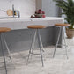 Industrial Style Barstools Leather Seats Metal 3 Legs Counter Stools for Dining Room Clearhalo 'Bar Furniture' 'Bar Stools' 'bar_stools' 'furn' 'furn_bar_stools' 'Furniture' 'furniture_bar_stools' 'Kitchen & Dining Furniture' 4730224