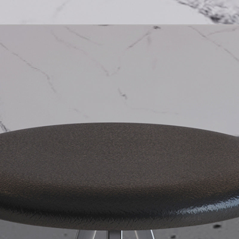 Industrial Style Barstools Leather Seats Metal 3 Legs Counter Stools for Dining Room Clearhalo 'Bar Furniture' 'Bar Stools' 'bar_stools' 'furn' 'furn_bar_stools' 'Furniture' 'furniture_bar_stools' 'Kitchen & Dining Furniture' 4730229