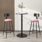 Nordic Style Velvet Barstool Indoor Black Iron 4 Legs Bar Stool for Coffee Shop Clearhalo 'Bar Furniture' 'Bar Stools' 'bar_stools' 'furn' 'furn_bar_stools' 'Furniture' 'furniture_bar_stools' 'Kitchen & Dining Furniture' 4730247