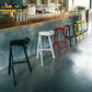 Industrial Stackable Iron Counter Stools Low Back 3 Legs Bar Stools with Footrest Clearhalo 'Bar Furniture' 'Bar Stools' 'bar_stools' 'furn' 'furn_bar_stools' 'Furniture' 'furniture_bar_stools' 'Kitchen & Dining Furniture' 4730363