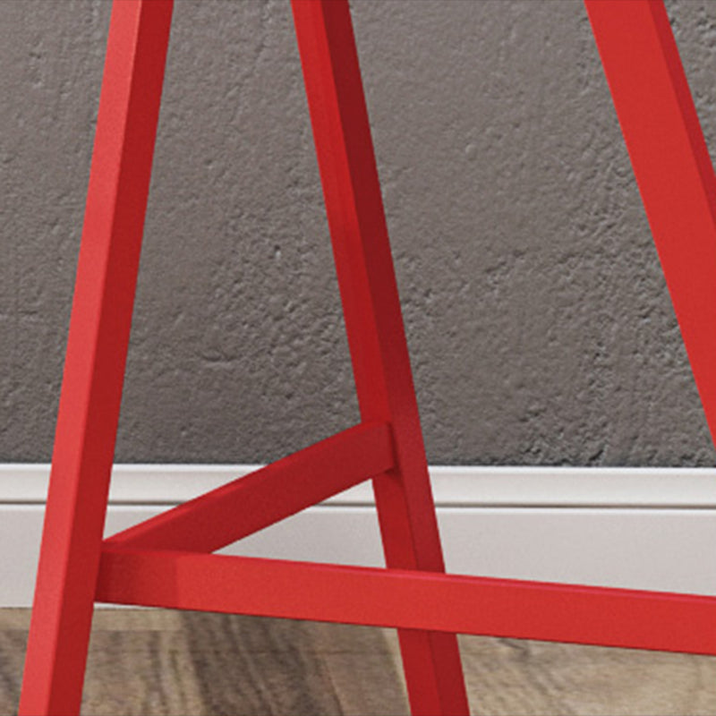 Industrial Stackable Iron Counter Stools Low Back 3 Legs Bar Stools with Footrest Clearhalo 'Bar Furniture' 'Bar Stools' 'bar_stools' 'furn' 'furn_bar_stools' 'Furniture' 'furniture_bar_stools' 'Kitchen & Dining Furniture' 4730368